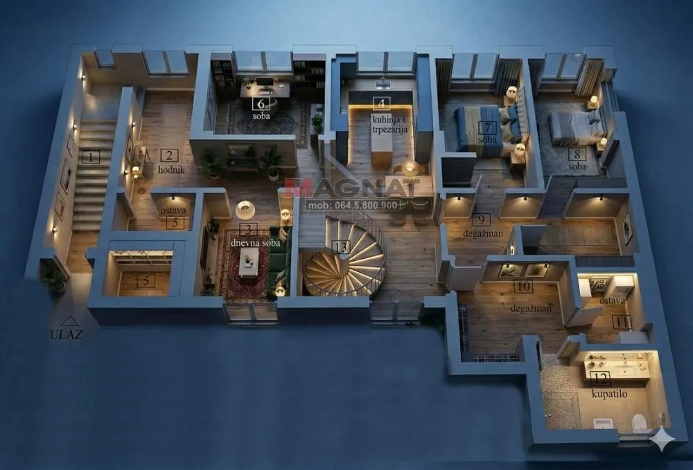 Sale, office space, 170m², Stari Grad, Beograd