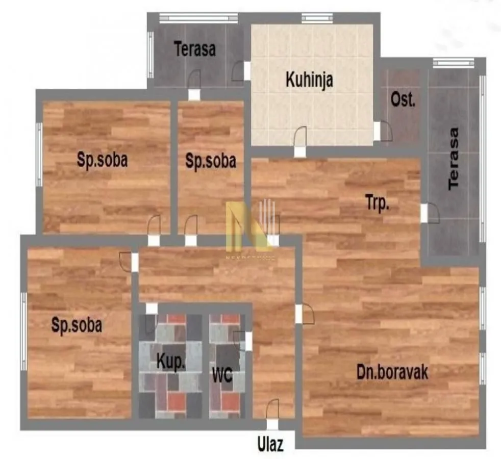 Prodaja, trosoban stan, 104m², Podbara, Novi Sad Sve Podlokacije