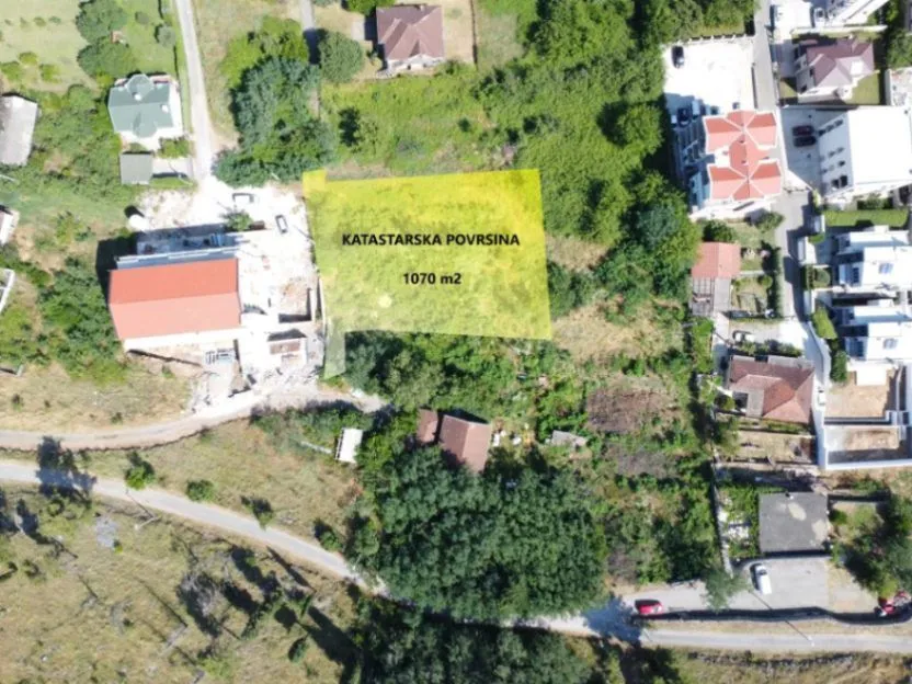 Prodaja, plac, 1070m², Zagorič, Podgorica