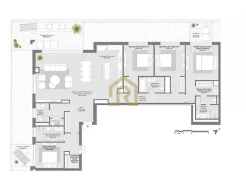 Izdavanje, stan, 181m², Savski Venac, Beograd - image 11