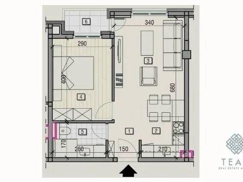 Prodaja, jednosoban stan, 41m², Centar, Kolašin - image 6