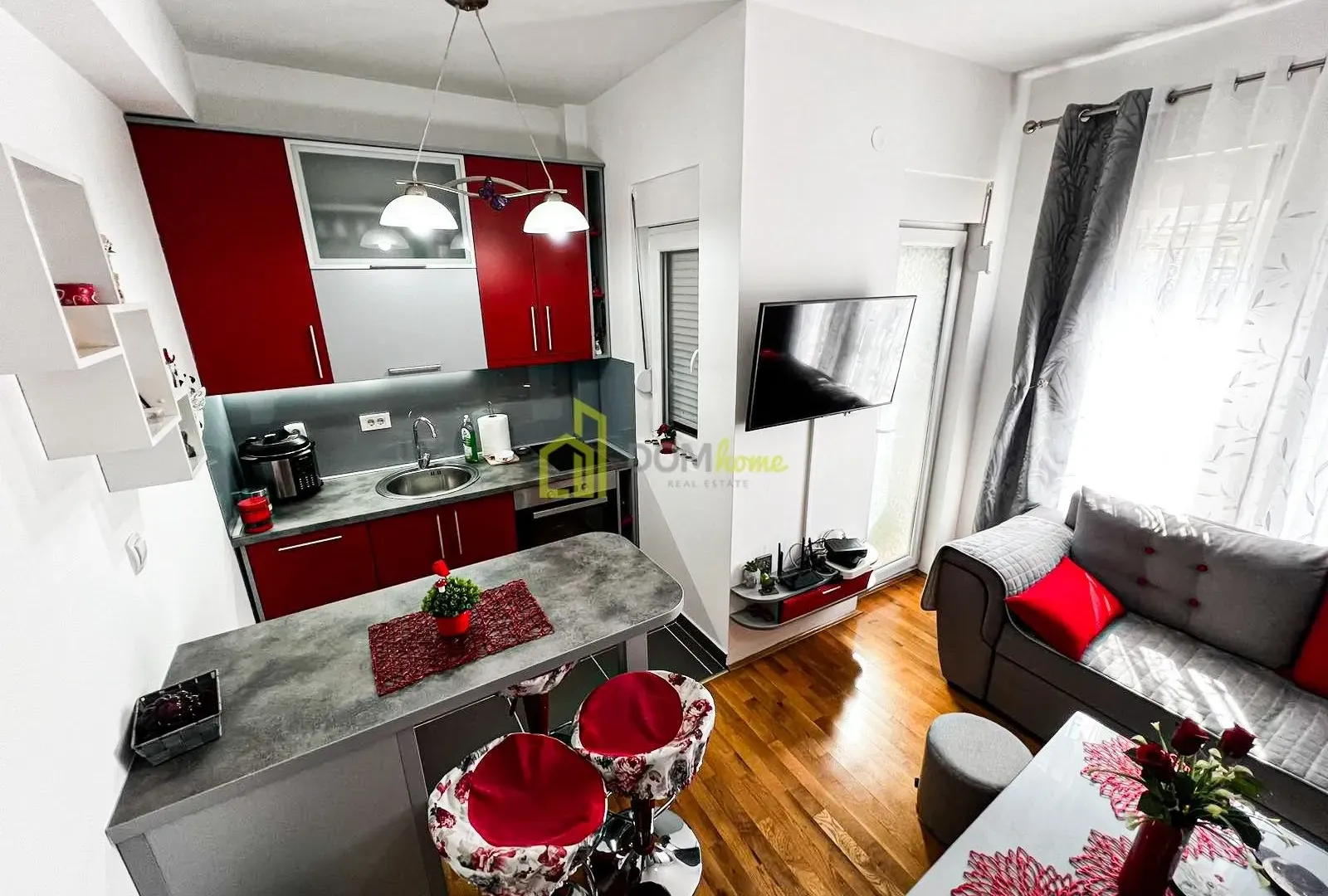 Izdavanje, jednosoban stan, 33m², Zabjelo, Podgorica