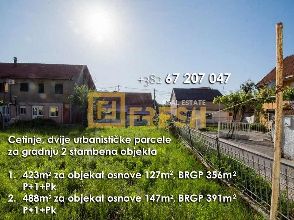 Prodaja, plac, Cetinje, Crna Gora
