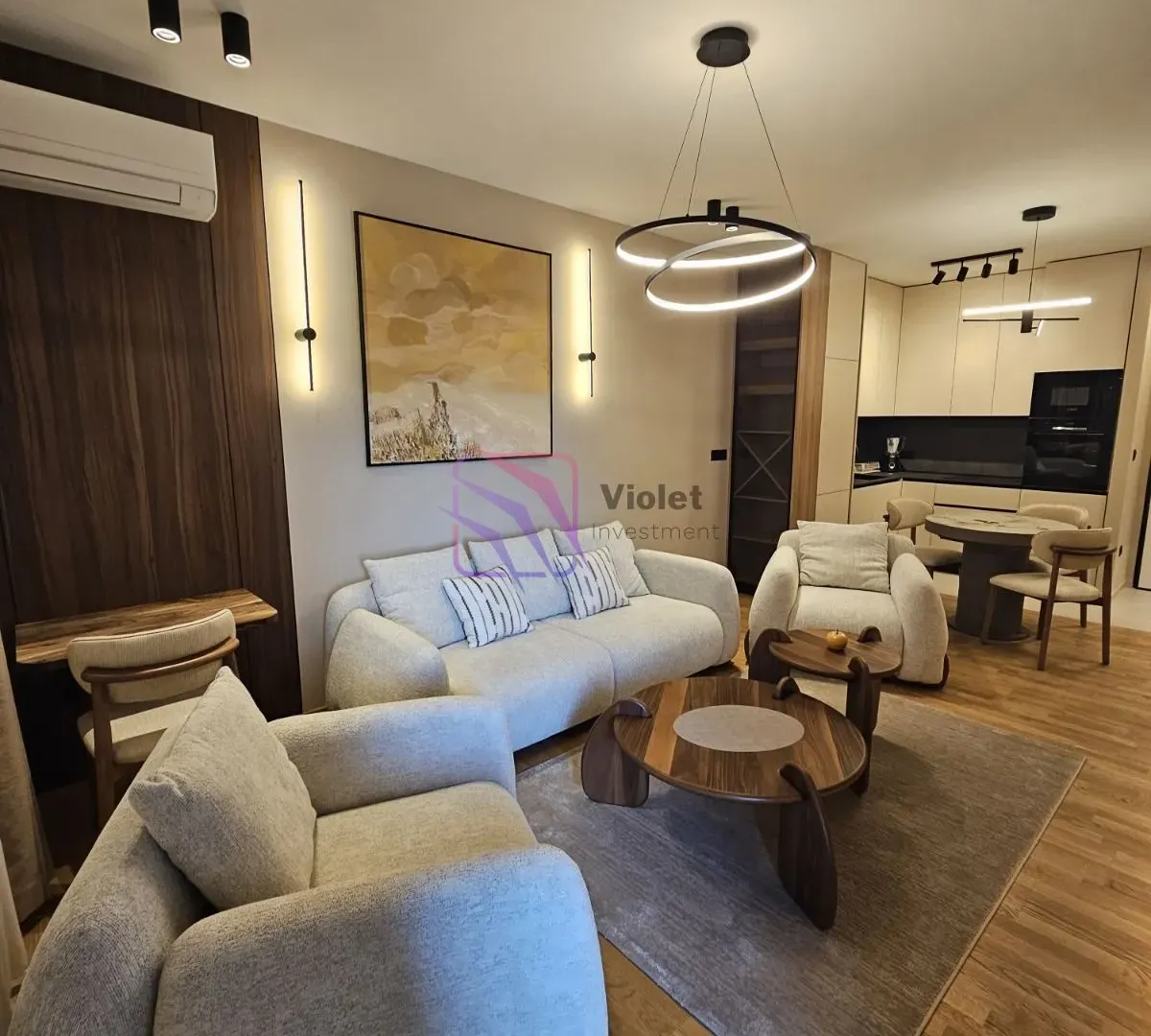 Rent, one bedroom apartment, 47m², Stari Aerodrom, Podgorica