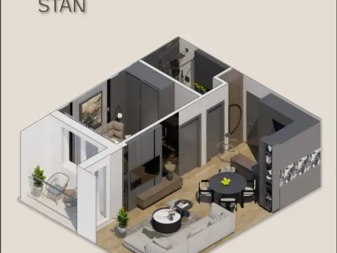 Prodaja, dvosoban stan, 40m², Sajam, Novi Sad Sve Podlokacije - image 5