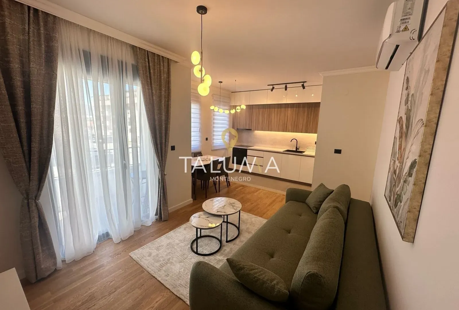 Izdavanje, dvosoban stan, 60m², Zabjelo, Podgorica