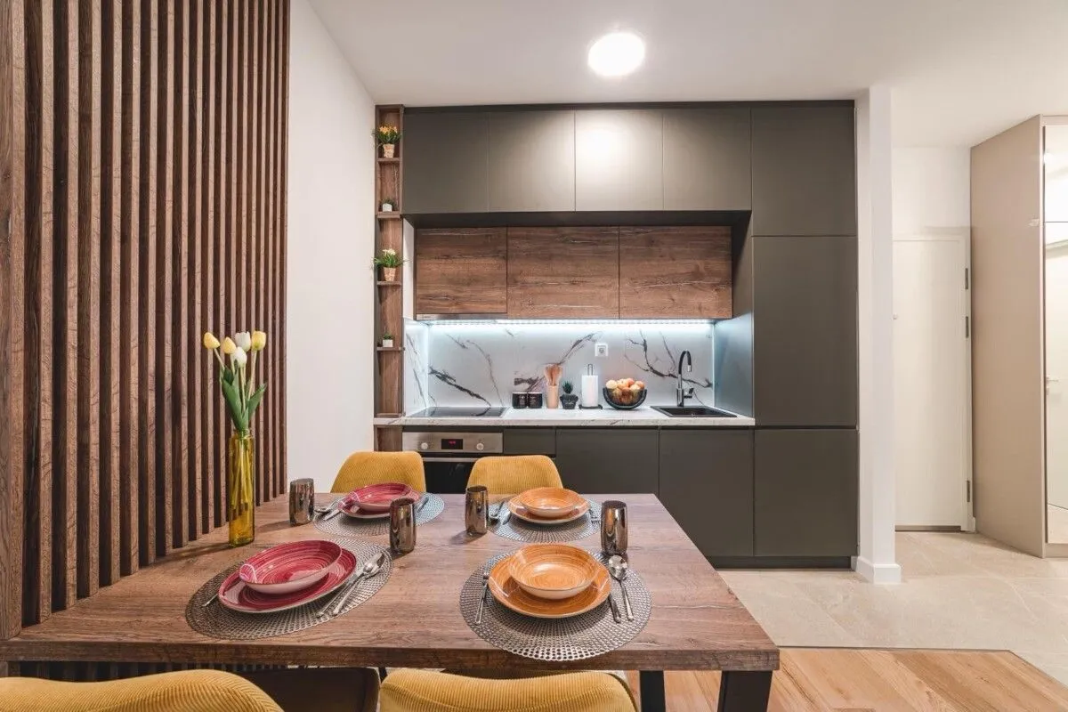 Rent, one bedroom apartment, 39m², Bečići, Budva
