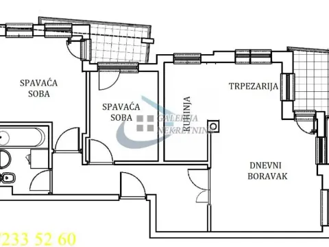 Prodaja, trosoban stan, 57m², Južni Bulevar, Vračar Sve Podlokacije - image 5