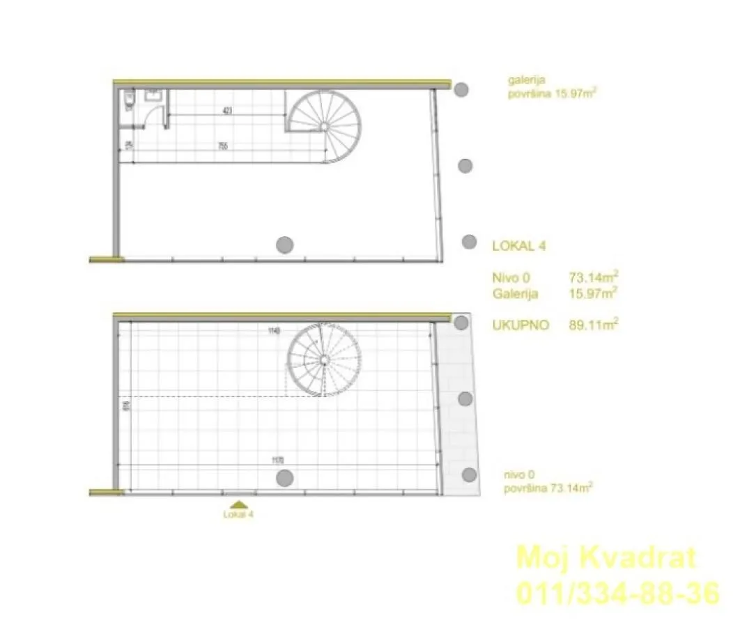 Prodaja, poslovni prostor, 93m², Crveni Krst, Beograd