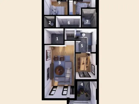 Prodaja, dvosoban stan, 88m², Ljubović, Podgorica - image 4