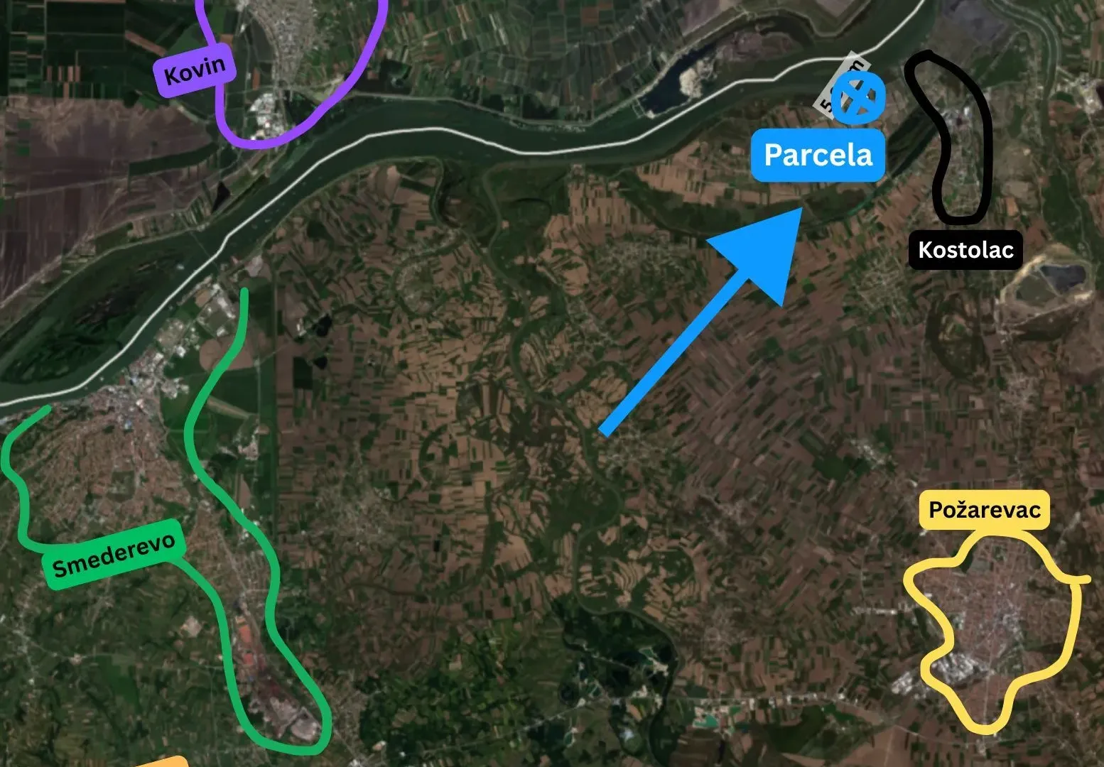 Prodaja, plac, 10756m², Centar, Požarevac