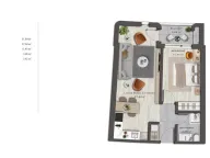 Prodaja, jednosoban stan, 50m², Bar, Crna Gora - image 9