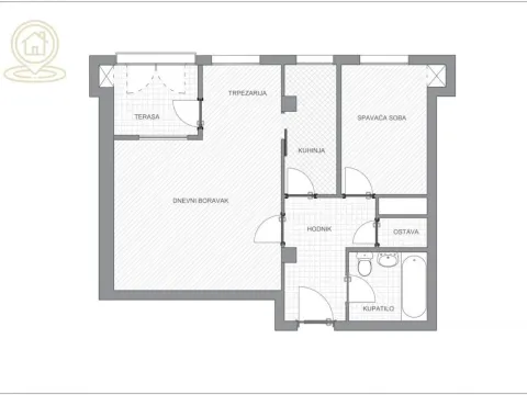 Rent, two bedroom apartment, 60m², Bulevar Oslobodjenja, Novi Sad Sve Podlokacije - image 11