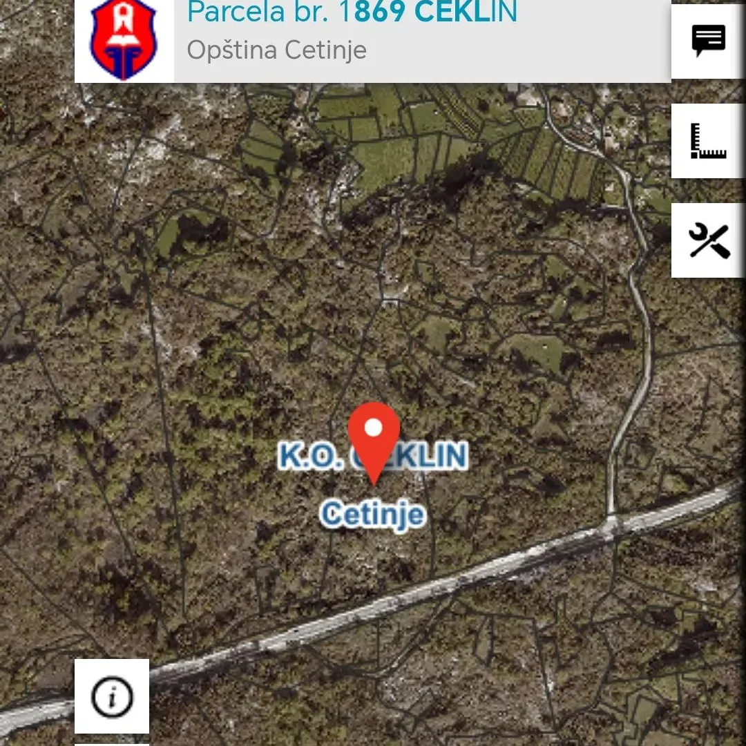 Prodaja, plac, 13519m², Ulići, Cetinje