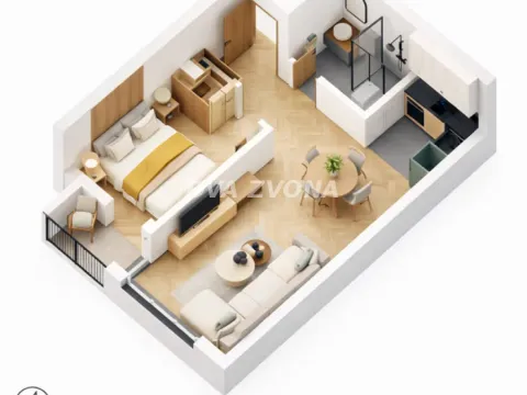 Prodaja, dvosoban stan, 42m², Petrovaradin, Novi Sad - image 2