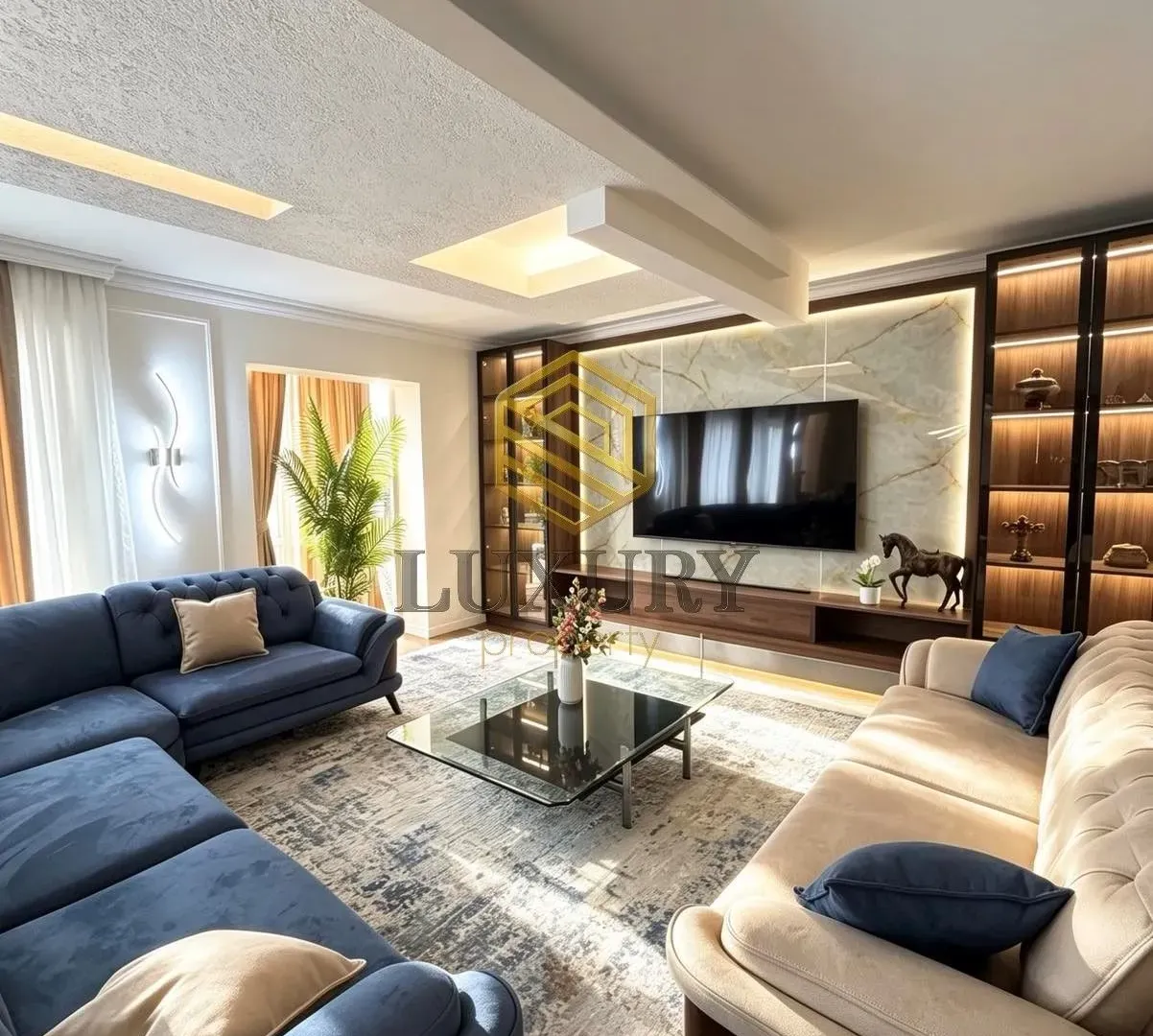Rent, three bedroom apartment, 215m², Centar, Podgorica