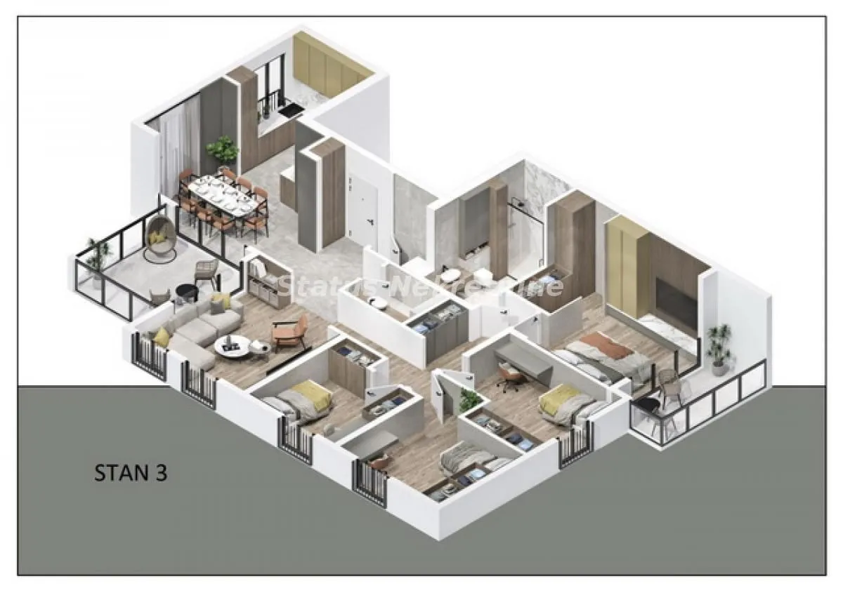 Prodaja, stan, 140m², Telep, Novi Sad Sve Podlokacije