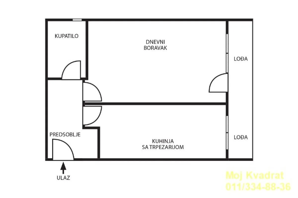 Prodaja, jednosoban stan, 43m², Karaburma, Palilula Sve Podlokacije