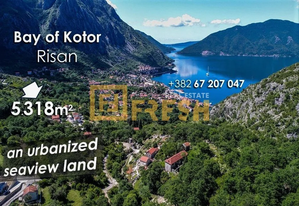 Prodaja, plac, 5318m², Kotor, Crna Gora