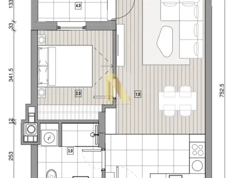 Prodaja, dvosoban stan, 45m², Nova Pazova, Stara Pazova - image 2