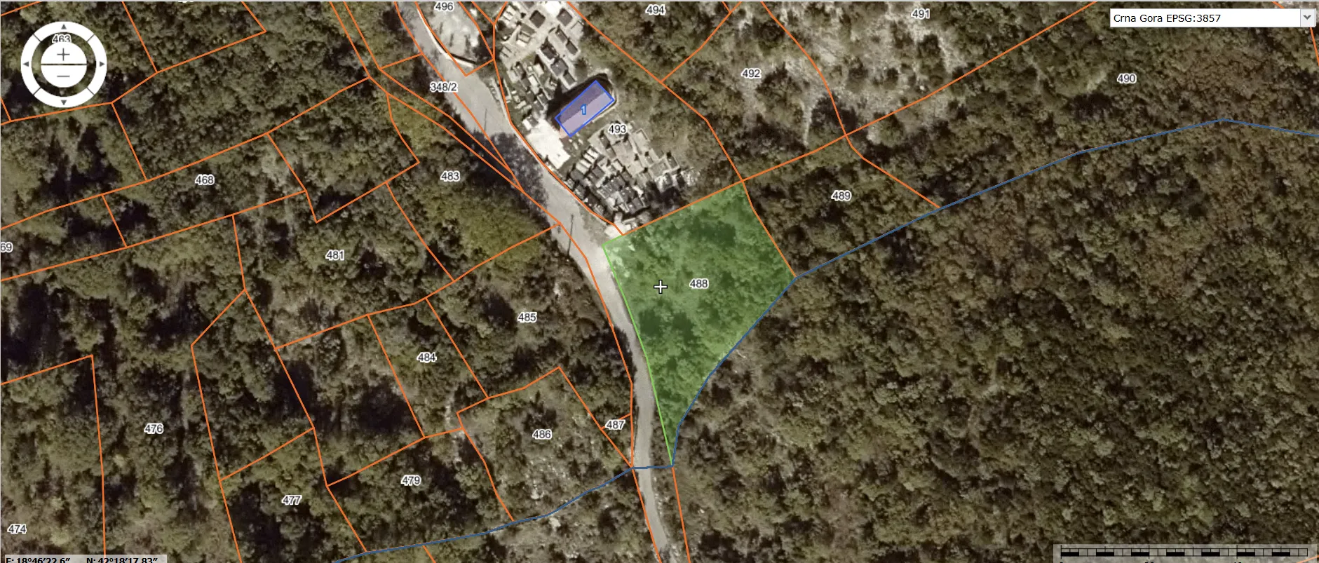 Prodaja, plac, 8500m², Glavati, Kotor