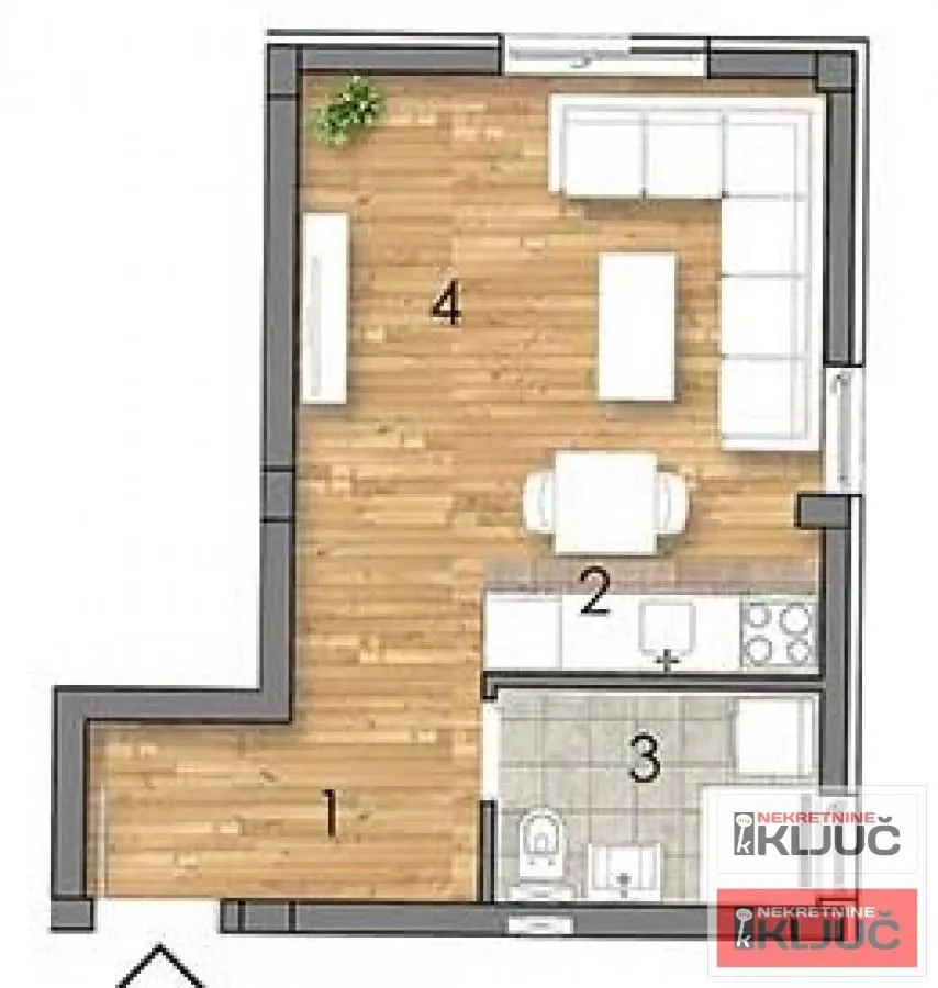 Prodaja, garsonjera, 29m², Telep, Novi Sad Sve Podlokacije