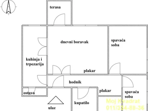 Sale, three bedroom apartment, 73m², Julino Brdo, Beograd - image 8