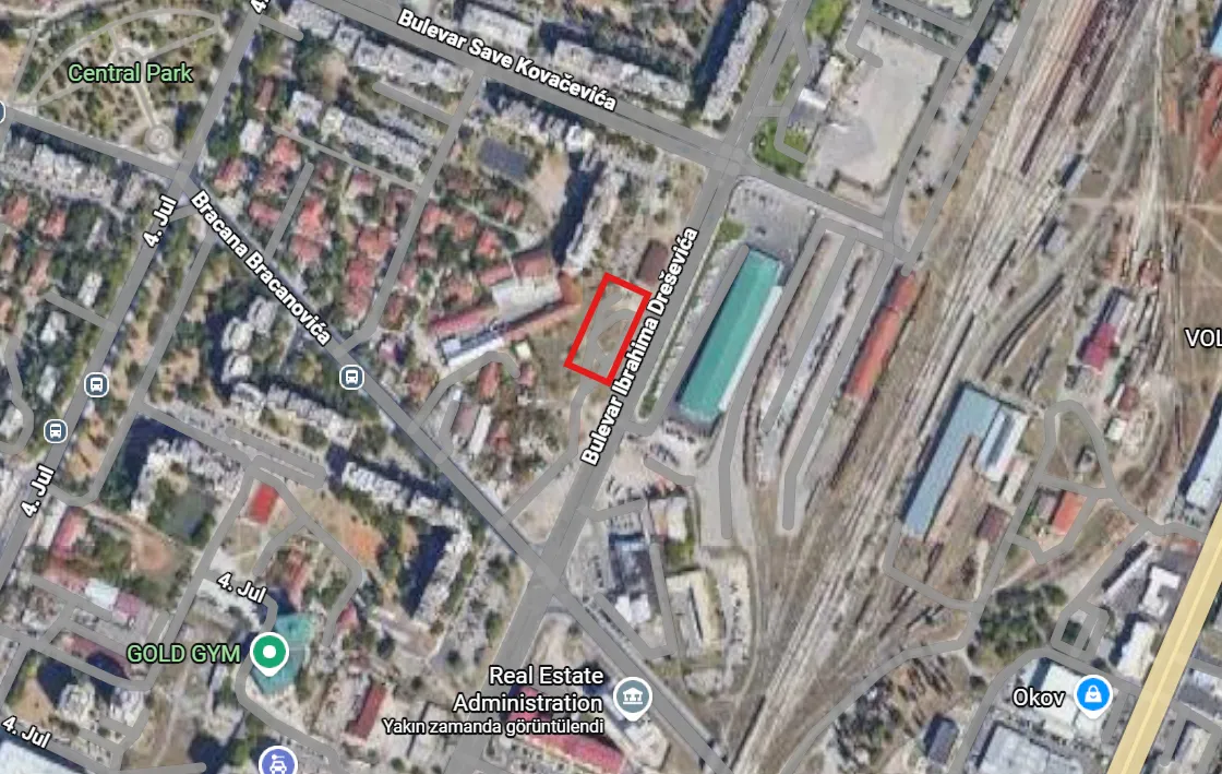 Izdavanje, plac, 7000m², Autobuska stanica, Podgorica