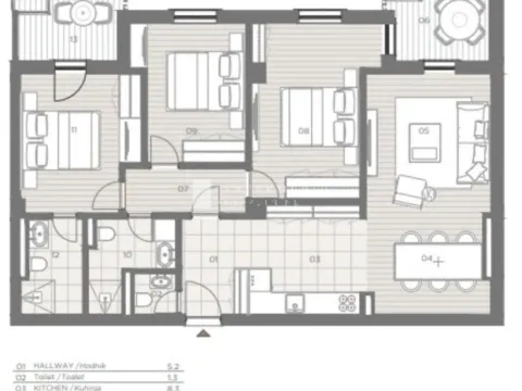 Prodaja, trosoban stan, 96m², Topla, Herceg Novi - image 2
