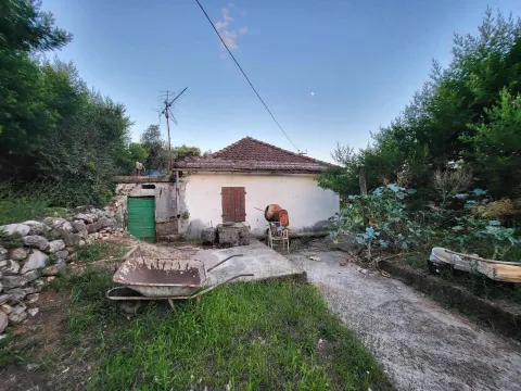 Pogled na staru kuću u dvorištu sa zelenilom. - image 8