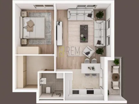 Prodaja, jednosoban stan, 47m², Zabjelo, Podgorica - image 5