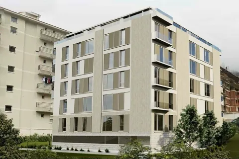 Spoljašnji izgled moderne stambene zgrade sa terasama. - image 8