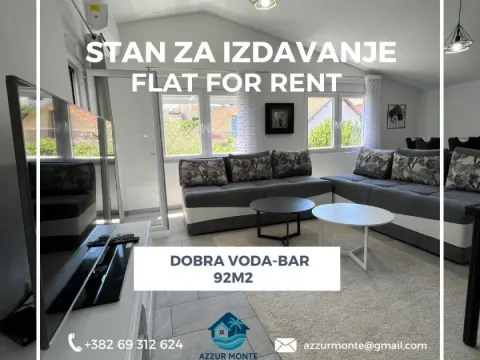 Rent, apartment, 92m², Dobre Vode, Bar