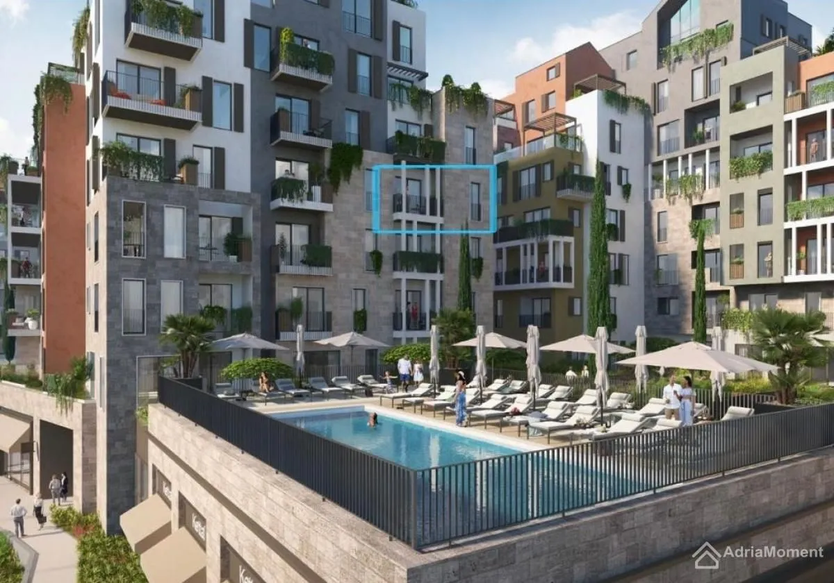 Prodaja, jednosoban stan, 64m², Porto Montenegro, Tivat