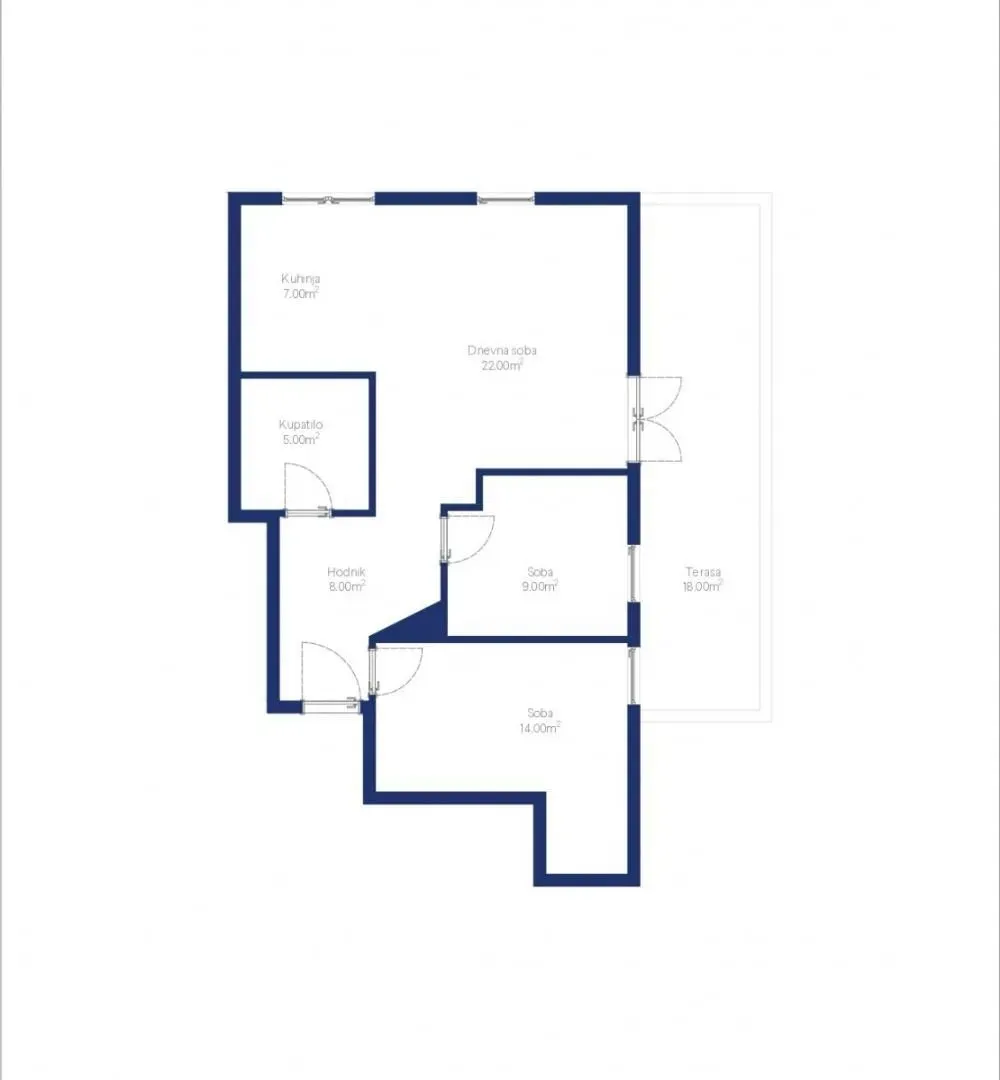 Prodaja, trosoban stan, 83m², Zvezdara Sve Podlokacije, Beograd