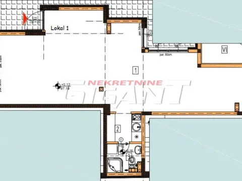 Rent, office space, 75m², Autokomanda, Voždovac Sve Podlokacije - image 2