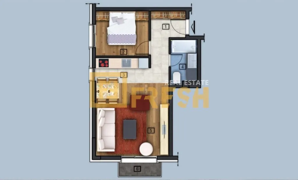 Sale, apartment, 46m², Kolašin, Crna Gora