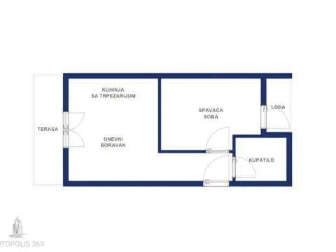 Prodaja, dvosoban stan, 43m², Kneževac, Beograd - image 17