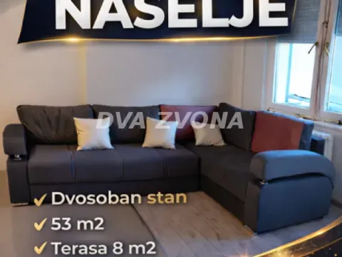 Prodaja, dvosoban stan, 53m², Novo naselje, Novi Sad - image 1