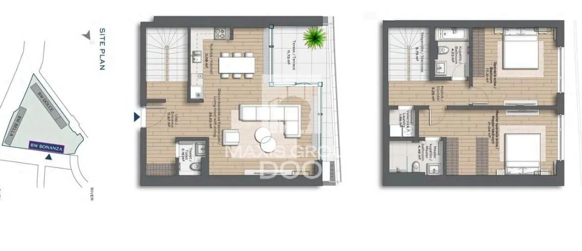 Prodaja, dvosoban stan, 124m², Savski Venac, Beograd