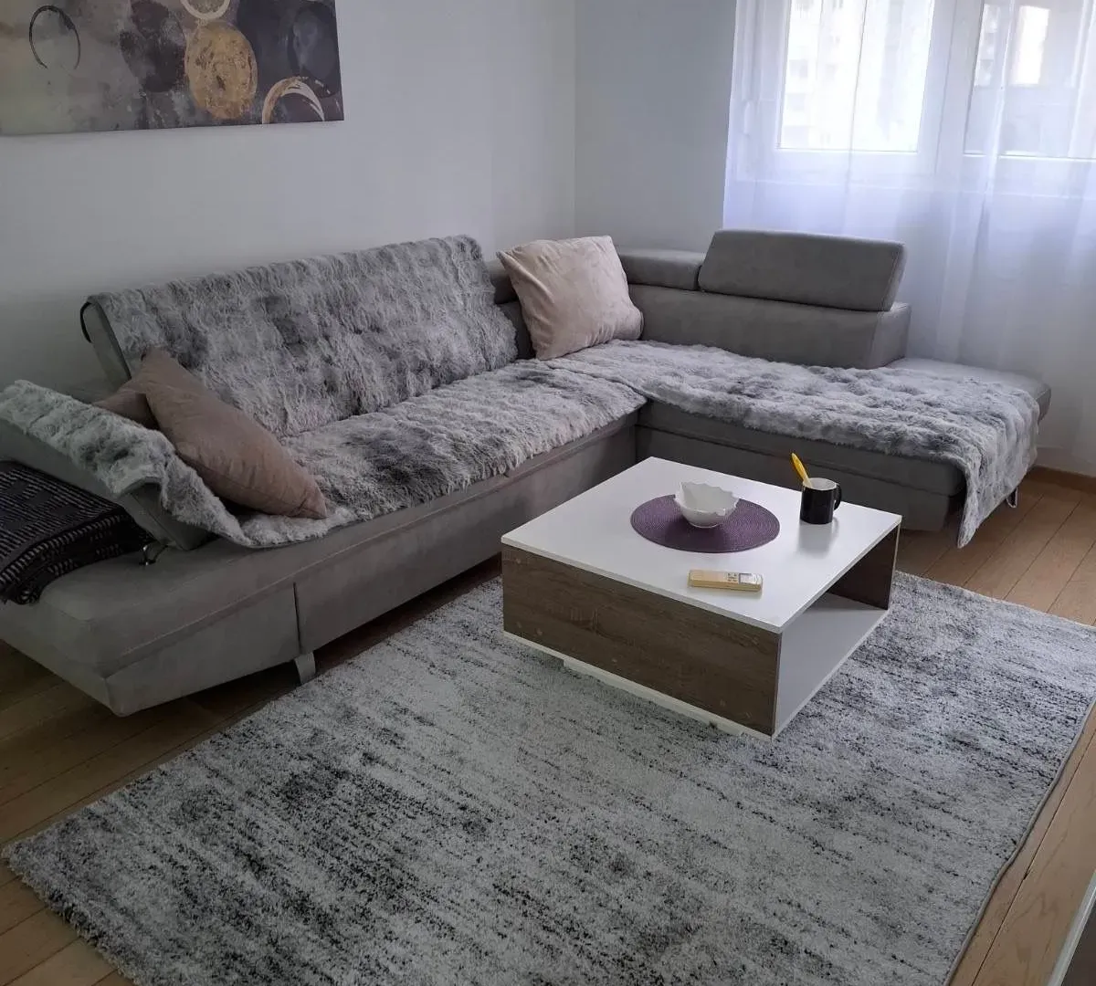 Rent, one bedroom apartment, 47m², City Kvart, Podgorica