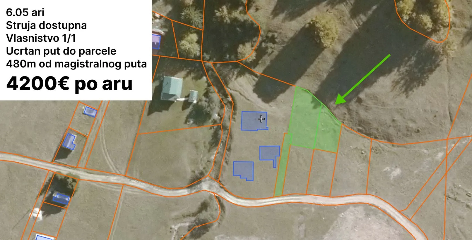 Prodaja, plac, 605m², Berane, Crna Gora