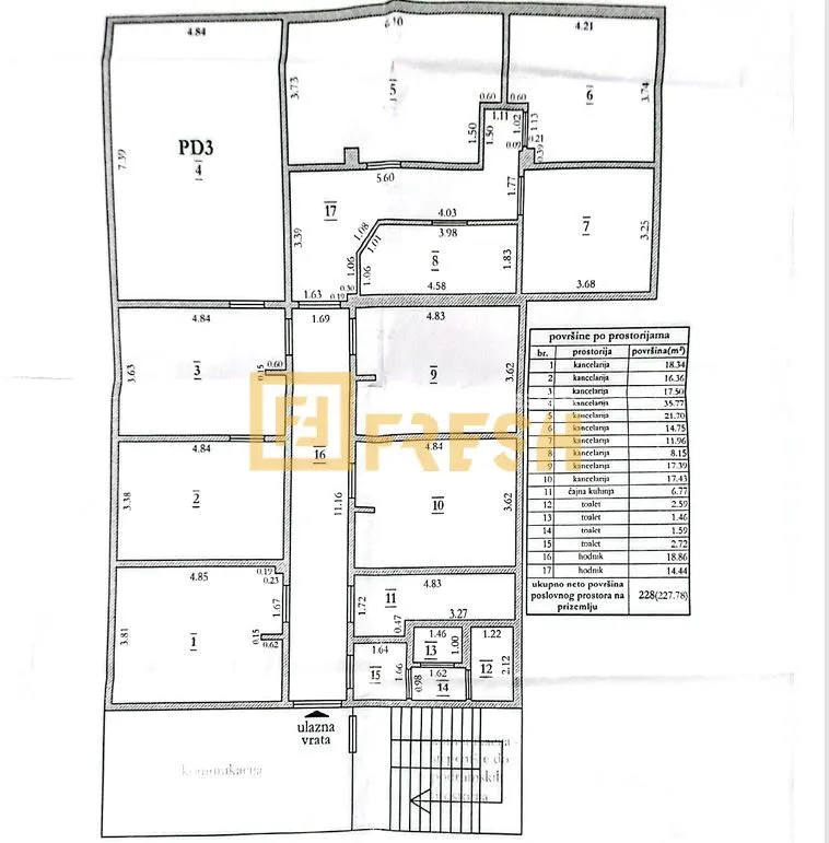 Rent, office space, 228m², Preko Morače, Podgorica