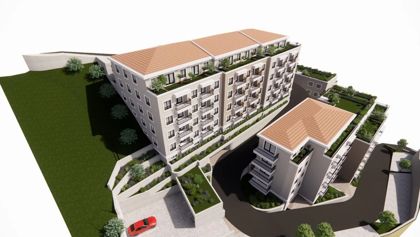 Prodaja, jednosoban stan, 46m², Babin Do, Budva