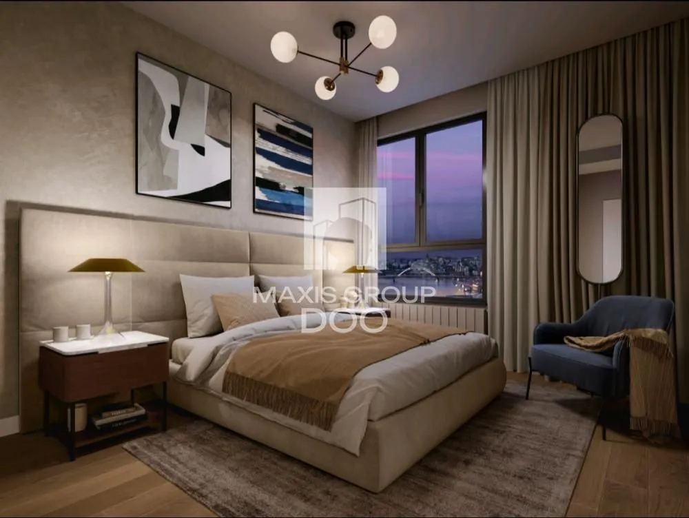 Sale, two bedroom apartment, 61m², Savski Venac, Beograd