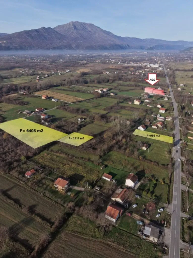 Prodaja, plac, 1512m², Kosić, Danilovgrad