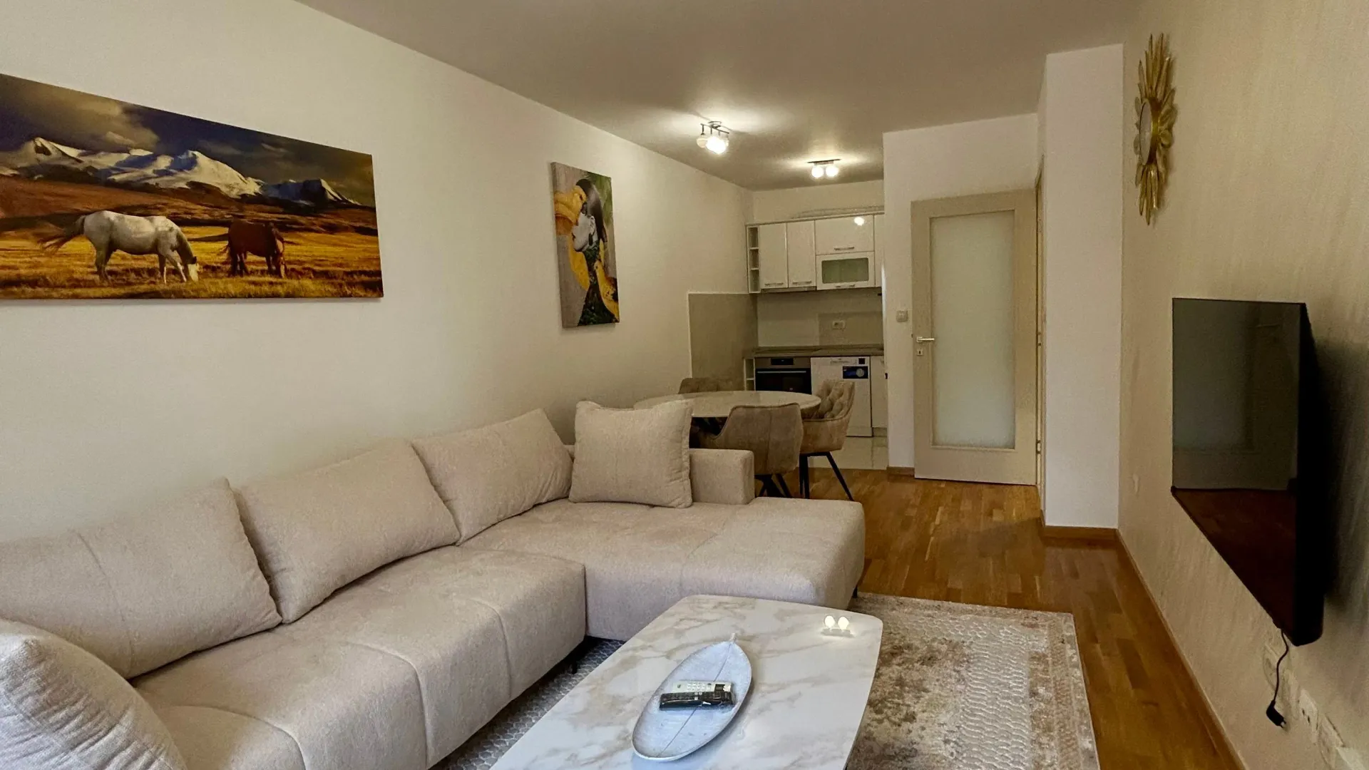 Rent, one bedroom apartment, 46m², City Kej, Podgorica
