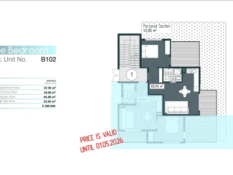Prodaja, jednosoban stan, 42m², Donja Lastva, Tivat - image 11