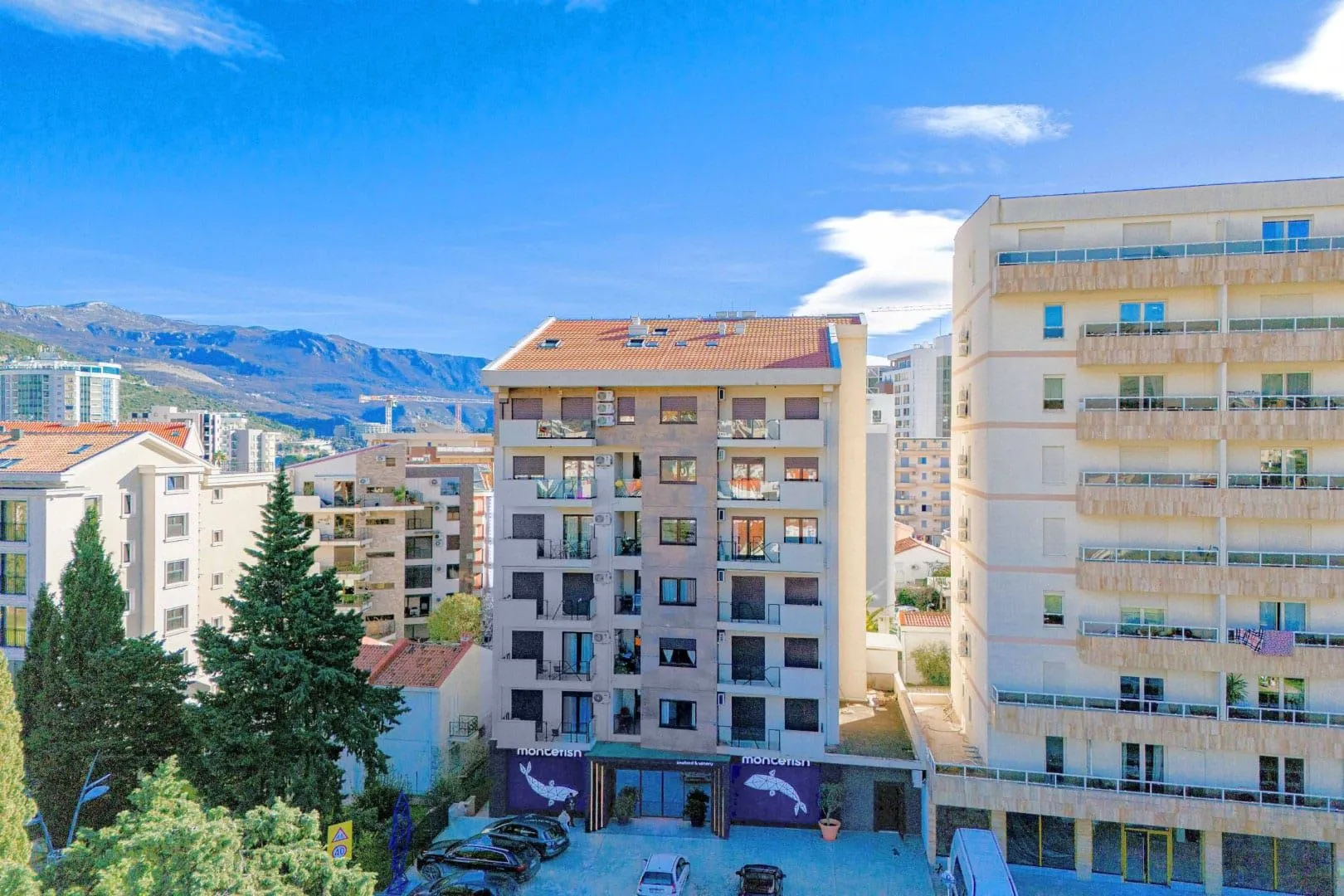 Prodaja, jednosoban stan, 44m², Vidikovac, Budva