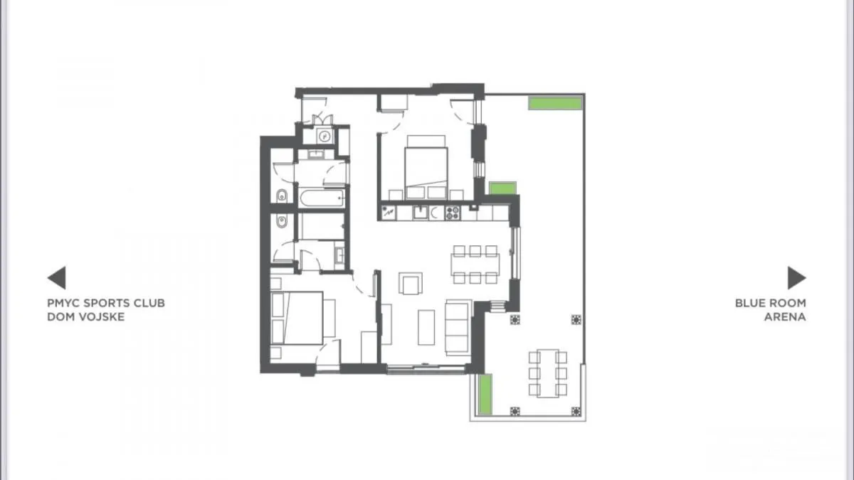Sale, two bedroom apartment, 115m², Porto Montenegro, Tivat